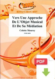 Vers Une Approche De LObjet Musical Et De Sa...