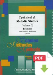 Technical & Melodic Studies Vol. 5 - John Glenesk...