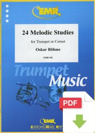 24 Melodic Studies - Oskar Böhme
