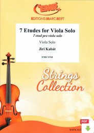 7 Etudes for Viola Solo - Jiri Kabat