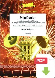 Sinfonie für Blasorchester - Jean Balissat