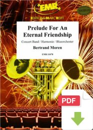 Prelude For An Eternal Friendship - Bertrand Moren