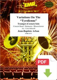 Variations On The Tyrolienne - Jean-Baptiste Arban -...