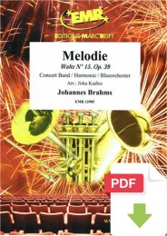 Melodie - Johannes Brahms - Jirka Kadlec