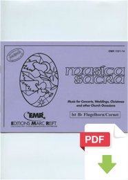 Musica Sacra (1st Bb Flugelhorn - Cornet) - Various...