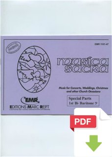 Musica Sacra (Special Parts - 1st Bb Baritone Bass Clef) - Various Composers
