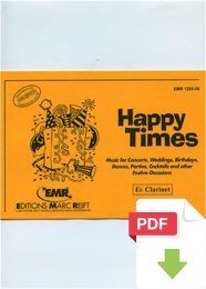 Happy Times (Eb Clarinet) - Dennis Armitage