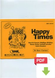 Happy Times (Bb Bass Clarinet) - Dennis Armitage