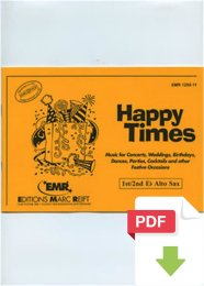 Happy Times (1st - 2nd Eb Alto Saxophone) - Dennis Armitage