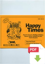 Happy Times (Special Parts 1st - 2nd Bb Baritone Bass...