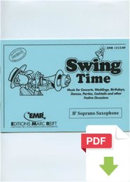 Swing Time (Bb Soprano Saxophone) - Dennis Armitage