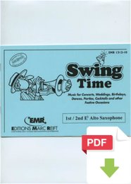 Swing Time (1st /2 nd Eb Alto Saxophone) - Dennis Armitage
