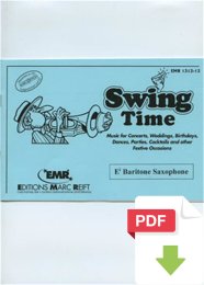 Swing Time (Eb Baritone Saxophone) - Dennis Armitage