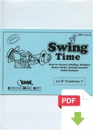 Swing Time (Special Parts 1st Bb Trombone Bass Clef) -...
