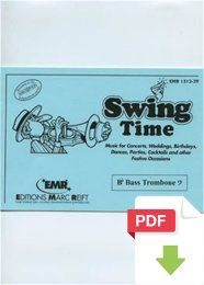 Swing Time (Special Parts Bb Bass Trombone Bass Clef) -...