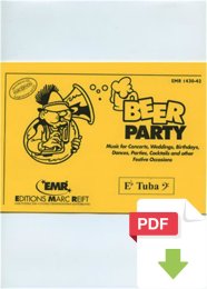 Beer Party (Special Parts - Eb Tuba Bass Clef) - Dennis...
