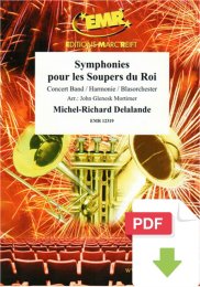 Symphonies pour les Soupers du Roi - Michel-Richard...