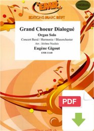 Grand Choeur Dialogué - Eugène Gigout -...