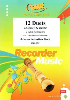 12 Duets - Johann Sebastian Bach - John Glenesk Mortimer