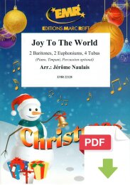 Joy To The World - Jérôme Naulais (Arr.)