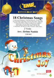18 Christmas Songs - Jérôme Naulais (Arr.)