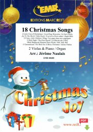 18 Christmas Songs - Jérôme Naulais (Arr.)