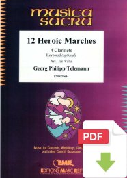 12 Heroic Marches - Georg Philipp Telemann - Jan Valta