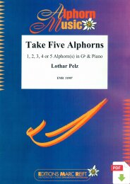 Take Five Alphorns - Lothar Pelz