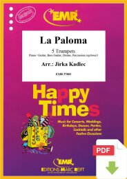 La Paloma - Jirka Kadlec (Arr.)