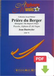 Prière du Berger - Jean Daetwyler