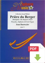 Prière du Berger - Jean Daetwyler