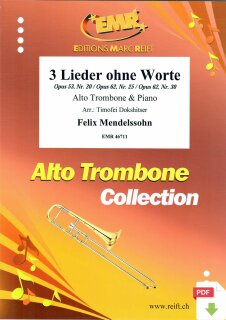 3 Lieder ohne Worte - Felix Mendelssohn - Timofei Dokshitser