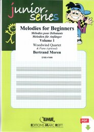 Melodies for Beginners Volume 1 - Bertrand Moren