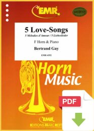 5 Love-Songs - Bertrand Gay