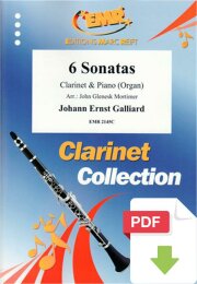 6 Sonatas - Johann Ernst Galliard - John Glenesk Mortimer