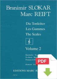 Tonleitern - Gammes - Scales Vol. 2 - Branimir Slokar -...