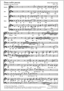 Dona nobis pacem - Bach, Johann Sebastian - Horn, Paul / Horn, Paul