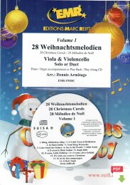 28 Weihnachtsmelodien Vol. 1 - Dennis Armitage (Arr.)