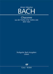 Chaconne - Bach, Johann Sebastian - Keller, Matthias