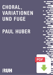 Choral, Variationen und Fuge - Paul Huber