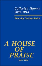 A House Of Praise, Part 2 - Paperback - Timothy Dudley-Smith