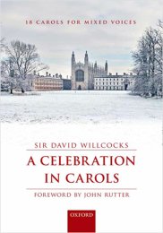 A Celebration in Carols - 18 Carols for Mixed Voices -...