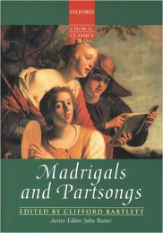 Madrigals & Partsongs - Clifford Bartlett