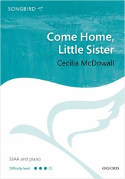 Come Home, Little Sister - Cecilia McDowall