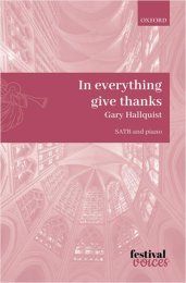 In Everything Give Thanks - Gary Hallquist