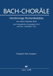 Choräle zum EG und GL - Bach, Johann Sebastian;...