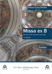 Missa ex B (HerEb 35) - Eberlin, Johann Ernst