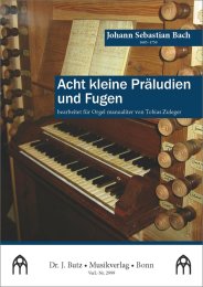Acht kleine Präludien und Fugen BWV 553-560 (Man.) -...