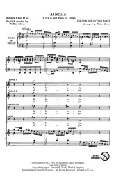 Alleluia - Johann Sebastian Bach - Walter Ehret