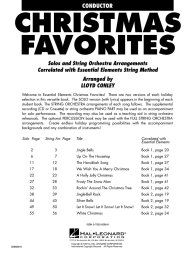 Essential Elements Christmas Favorites for Strings -...